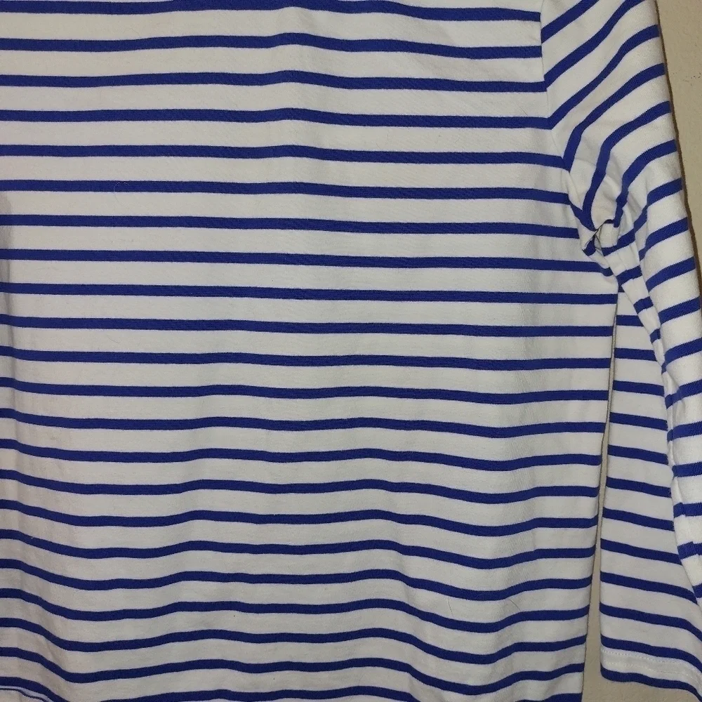 J. Crew Ladies Long Sleeve Striped Top- size S